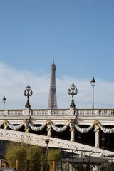 Vlies Fototapete Pont Alexandre III Pont Alexandre III Bridge and Eiffel Tower, Paris