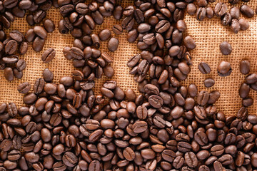 coffee beans for background