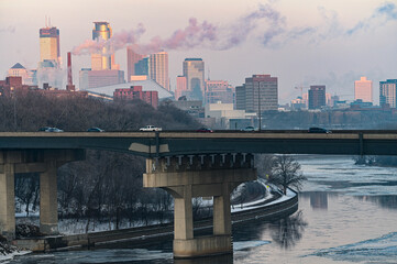 Minneapolis Skyline at Dawn
