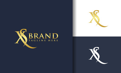 XS elegant luxury letter logo