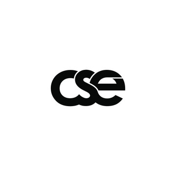 cse letter original monogram logo design