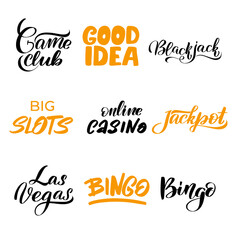 Vector calligraphy illustration isolated on white background.