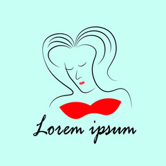 Fashion women logo icon symbol