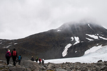 snow covered mountain