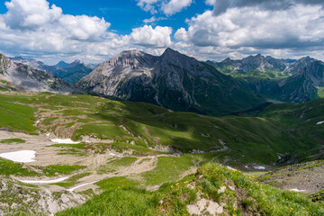 Fantastic hike in the Lechquellen Mountains in Vorarlberg Austria