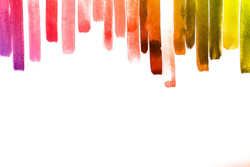 the background image on the canvas with strokes of paint