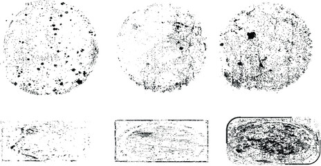 Grunge post Stamps Collection, 
. Banners, Insignias , Logos, Icons, Labels and Badges Set . vector distress textures.blank shapes.