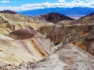 A stunning view in the Death Valley, USA.