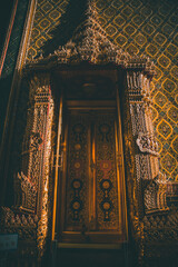 Fototapeta na wymiar Wat Ratchabophit Sathitmahasimaram temple in Bangkok, old Town, Thailand