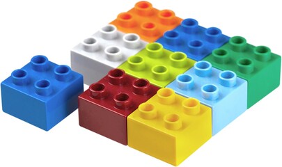 Plastic block.