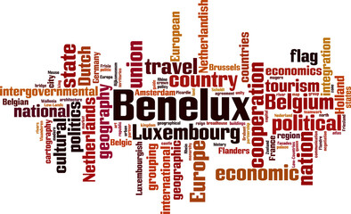 Benelux word cloud