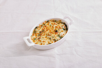 Baked Spinach with Cheese