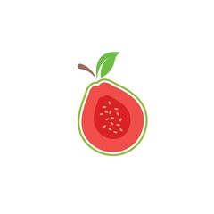 guava fruit vector icon illustration design