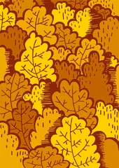 Fototapeten autumn vector color pattern, background © Olga