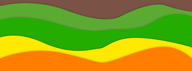 Abstract colorful background with waves