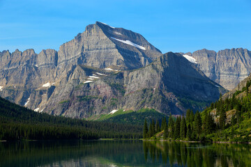 Glacier National Park in summer 