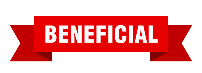 beneficial ribbon. beneficial paper band banner sign