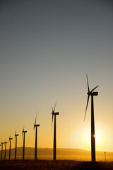 Obraz premium Sustainable wind energy