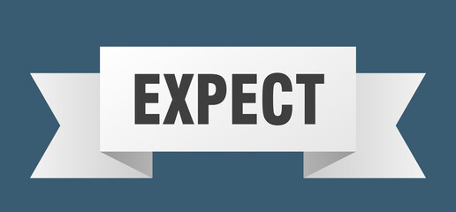 expect ribbon. expect paper band banner sign