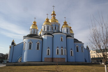 Fototapeta na wymiar Kiev St. Michael's Golden-Domed Monastery