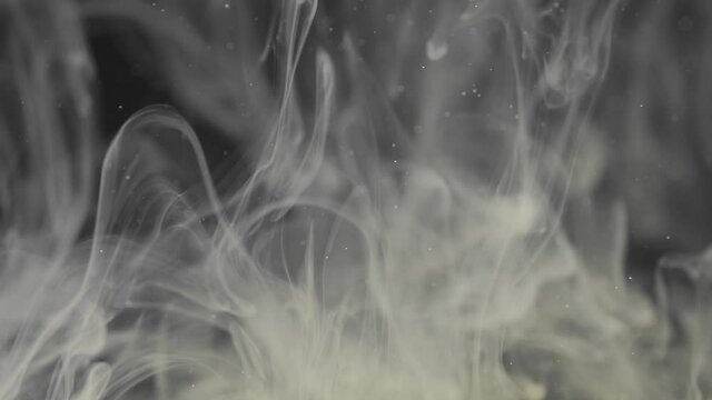 Mysterious clouds and bubbles undulate slowly, in an abstract mess of creepy liquid