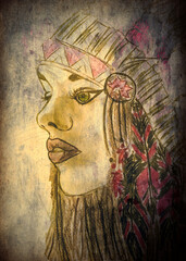 Obraz premium ancient egyptian queen