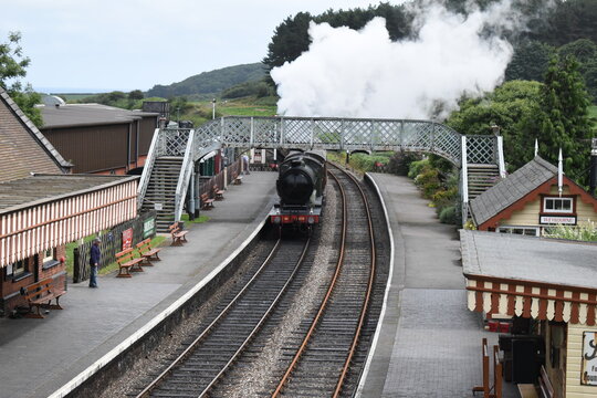 Weybourne station on the North Norfolk 'poppy' line, England, UK
