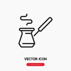 cezve icon vector sign symbol