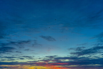 沖縄　宮古島の夕景