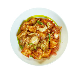 Squash  cabbage sabzi