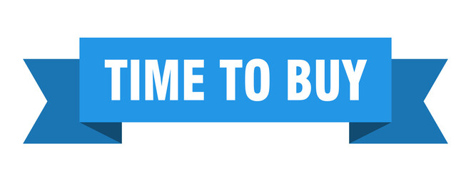 time to buy ribbon. time to buy paper band banner sign