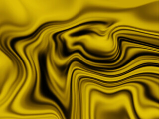 elegant surreal cover with amber, gold and tangerine yellow colors. fluid curved flowing waves and curves