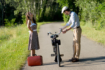 couple en solex