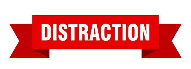 distraction ribbon. distraction paper band banner sign