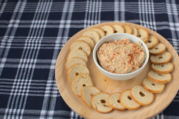 Black olive hummus to dip