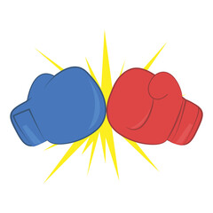 boxing logo or badge, shield or branding