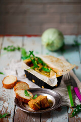 zucchini terrin..selective focus