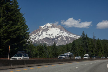 Mt. hood and freeway