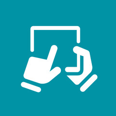 Obraz premium Touch Screen - Metro Tile Icon