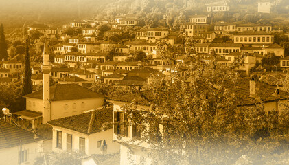 Fototapeta na wymiar Vintage, retro style - Sirince village, Izmir Province, Turkey