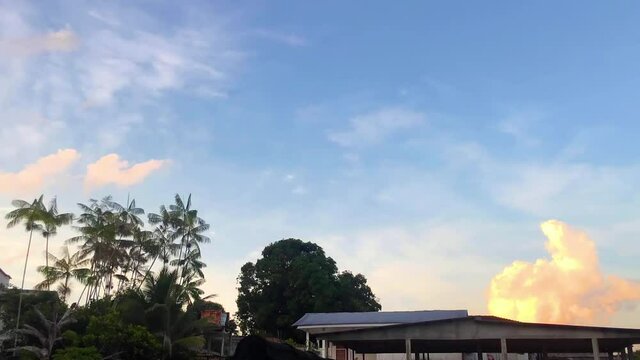 beautiful Sunset time lapse at 5am to 7am