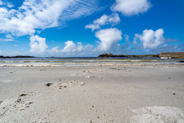 Cow hoof prints in the sand at Rosbeg County DOnegal - Ireland