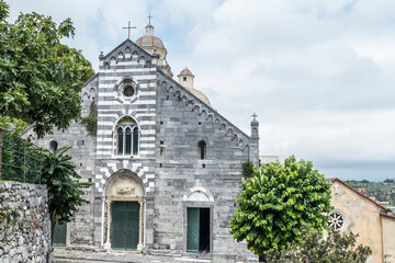 Fototapeta premium The church of San Lorenzo in Portovenere