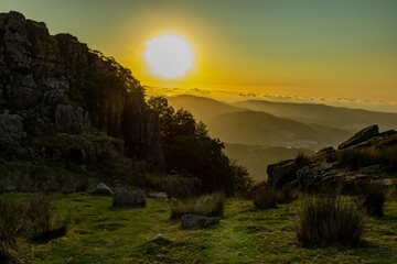 Paisajes de montes del Pais Vasco en la zona de Urnieta y Andoain, Adarra