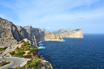 Cap de Formentor on Mallorca island, Spain.