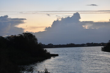 Sunrise over the river