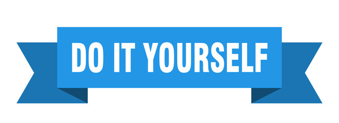 do it yourself ribbon. do it yourself paper band banner sign
