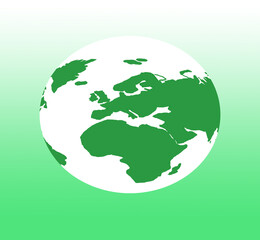Green Planet as a symbol for substainabilty and the environment
