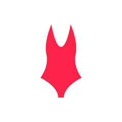 swimsuit icon vector illustration flat style. summer icon set.