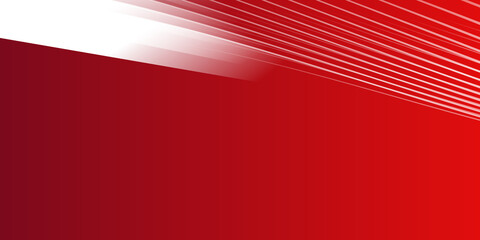 Red and white curve wave lines geometric tech abstract background for presentation design